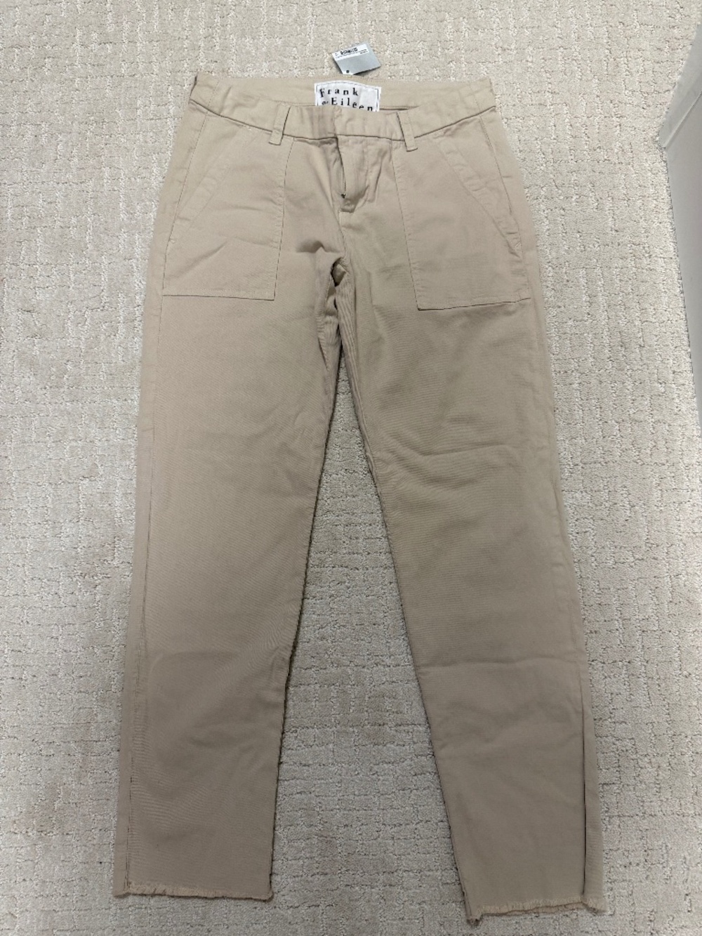 Frank & Eileen Wicklow khaki pants - New With Tags Size 2